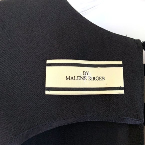 By Malene Birger Lillian Striped Pleated Sleeveless Dress Small - Picture 9 of 16